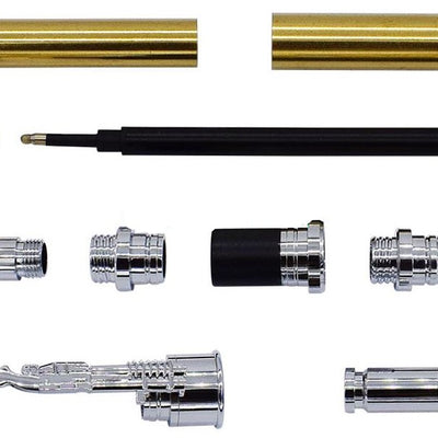 Chrome CN Lake Bullet Rollerball Pen Kits - Williams Pens & Turning Supplies.