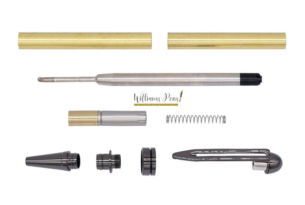 Gun Metal Premium Designer Pen Kits