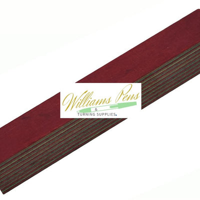 Colour wood pen blank ( Red, Coffee, Green )