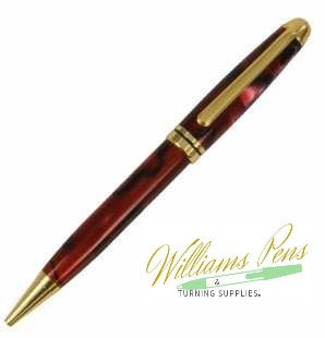 Copper Euro Pen Kits - Williams Pens & Turning Supplies.