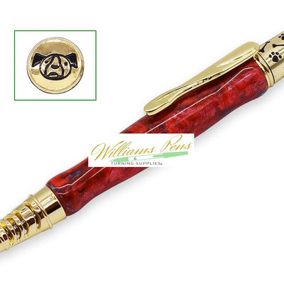 Gold Doggie Ball Pen Kits