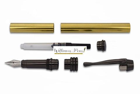 Gun Metal Manager Fountain Pen Kits