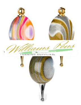 Gold Christmas Tree Decoration Kits - Williams Pens & Turning Supplies.