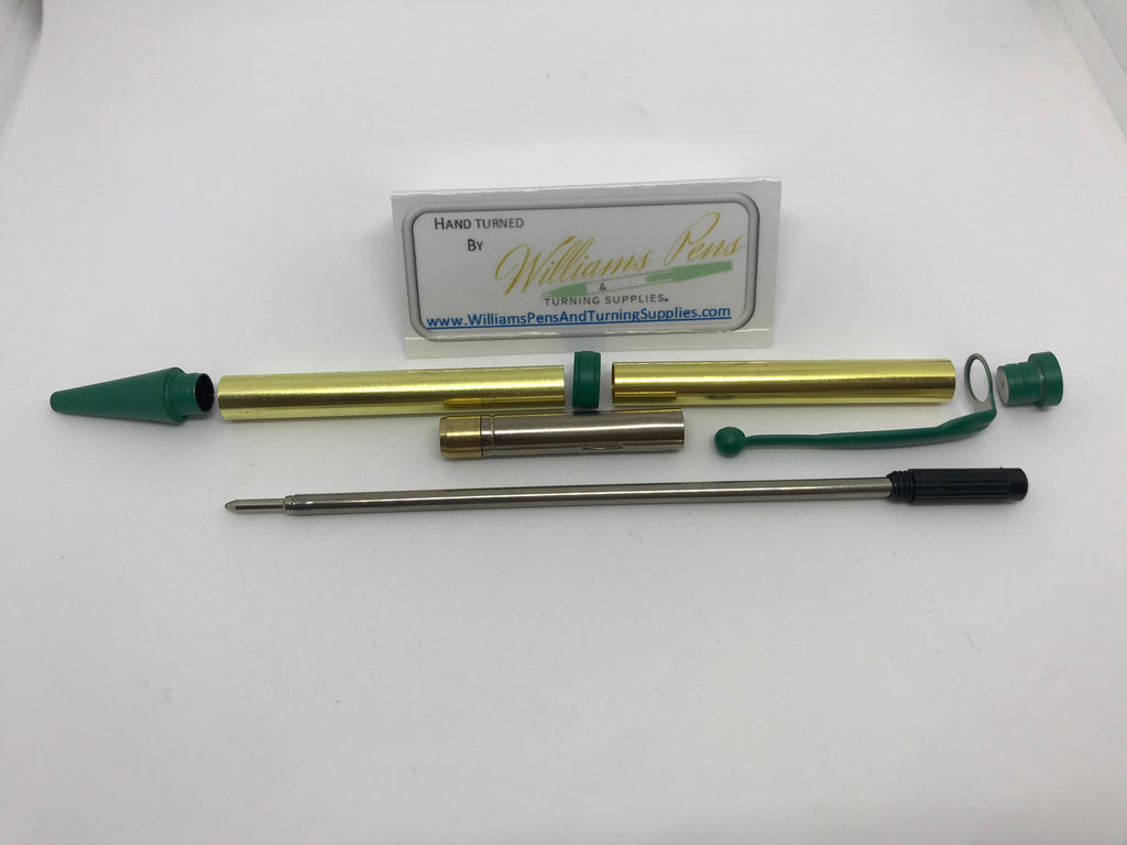 Fancy Pen Kit Green Enamel - Williams Pens & Turning Supplies.