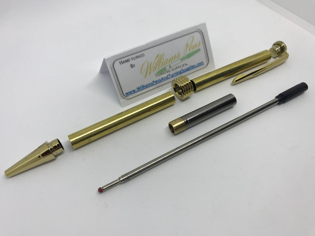Streamline Pen Kit Gold - Williams Pens & Turning Supplies.