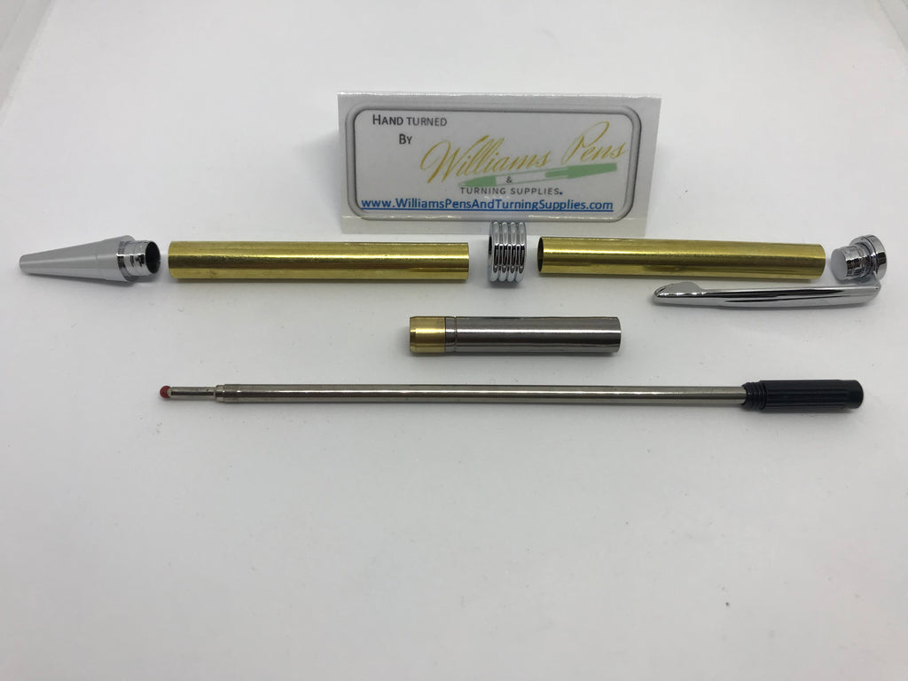 Streamline Pen Kit Chrome - Williams Pens & Turning Supplies.