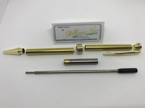 Streamline Pen Kit Titanium Gold - Williams Pens & Turning Supplies.