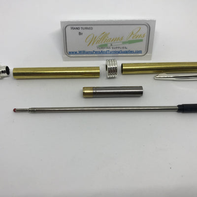 Streamline Pen Kit Silver - Williams Pens & Turning Supplies.