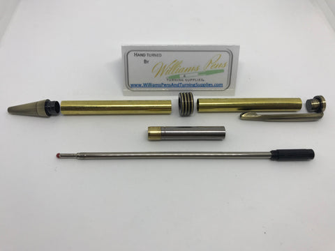 Streamline Pen Kit Antique Bronze Copper - Williams Pens & Turning Supplies.