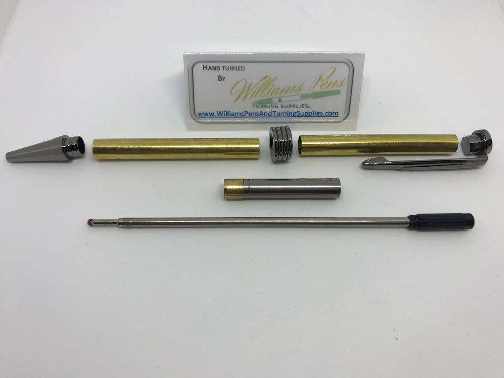 Streamline Pen Kit Gun Metal - Williams Pens & Turning Supplies.