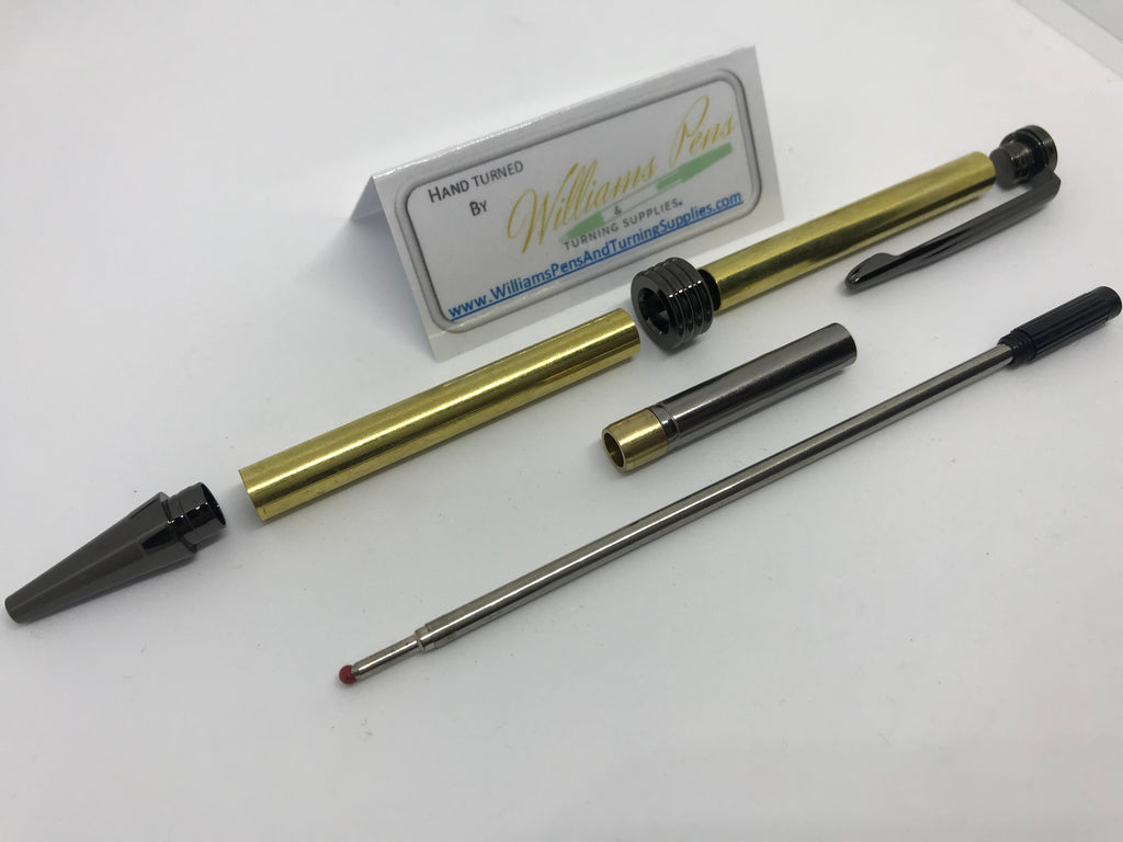 Streamline Pen Kit Black Titanium - Williams Pens & Turning Supplies.