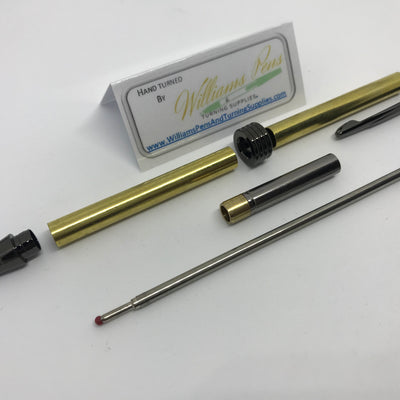Streamline Pen Kit Black Titanium - Williams Pens & Turning Supplies.