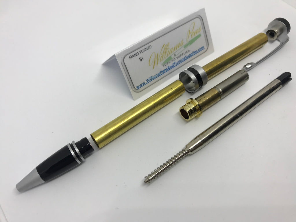 Classic Twist Pen Kit Satin Nickel - Williams Pens & Turning Supplies.