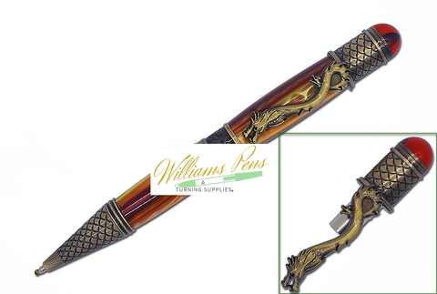 Polish Loong Pen Kit Dragon Bushings - Williams Pens & Turning Supplies.