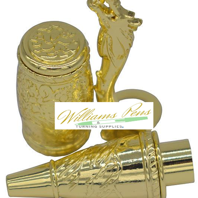 Gold MT Kunlun Loong pen kits Dragon - Williams Pens & Turning Supplies.
