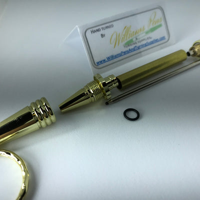 Gold Keychain Stylus Pen Kit - Williams Pens & Turning Supplies.