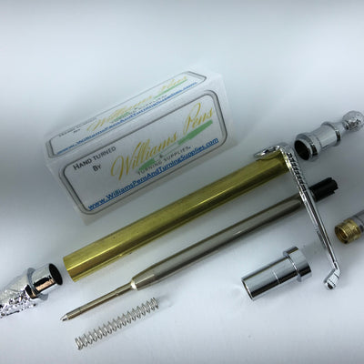 Chrome Golf Pen Kit - Williams Pens & Turning Supplies.