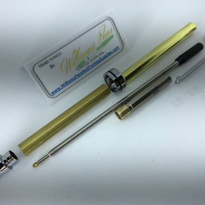 Chrome Euro Pen Kits - Williams Pens & Turning Supplies.
