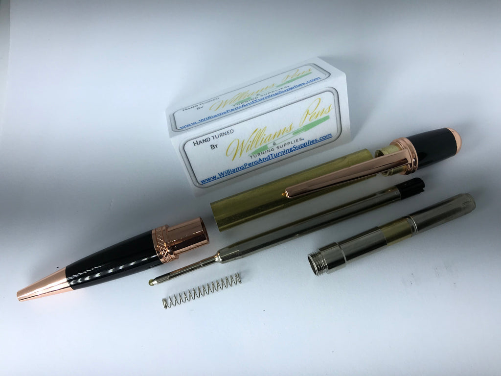 Copper & Black Chrome Sierra Pen Kit - Williams Pens & Turning Supplies.