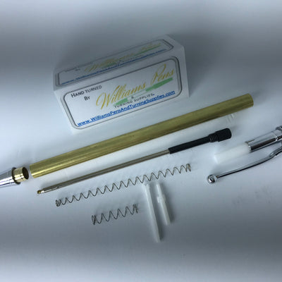 Chrome Miracle Click Pen Kits - Williams Pens & Turning Supplies.