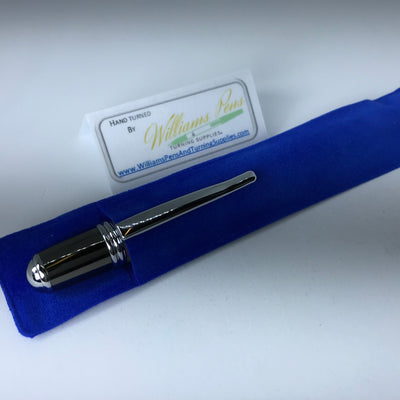Blue Velvet Pen Sleeve - Williams Pens & Turning Supplies.