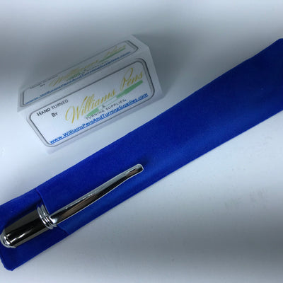 Blue Velvet Pen Sleeve - Williams Pens & Turning Supplies.