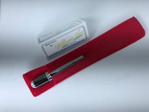 Red Velvet Pen Sleeve - Williams Pens & Turning Supplies.