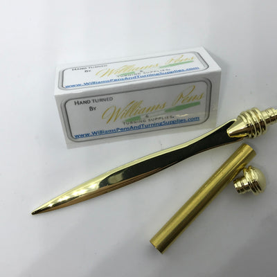 Gold Letter Opener Kits - Williams Pens & Turning Supplies.