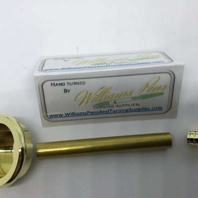 Gold Shaving Brush Hardware Kits - Williams Pens & Turning Supplies.