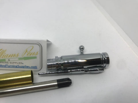 Chrome Rifle Bolt Pen Kit - Williams Pens & Turning Supplies.