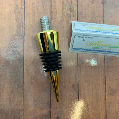 Gold Bottle Stopper - Williams Pens & Turning Supplies.