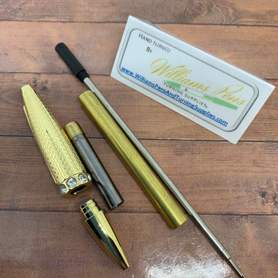 Gold Marchesa Pen Kit - Williams Pens & Turning Supplies.