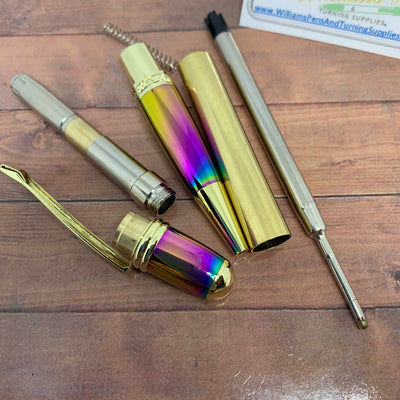 Gold & Colourful Vacuum Plating Sierra Pen Kit - Williams Pens & Turning Supplies.