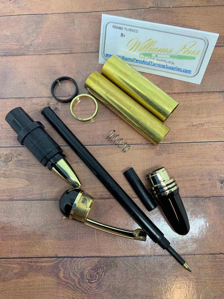 Gold Churchill Rollerball Pen Kit - Williams Pens & Turning Supplies.