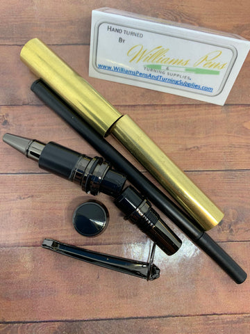 Gun Metal Upgraded Jr. Gentleman Pen Kit - Williams Pens & Turning Supplies.