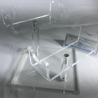 2 Holes Acrylic Pen Display Stand - Williams Pens & Turning Supplies.