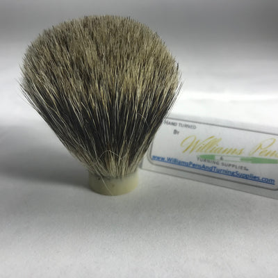 Pure Badger Hair Knot for Shaving Brush Kit - Williams Pens & Turning Supplies.