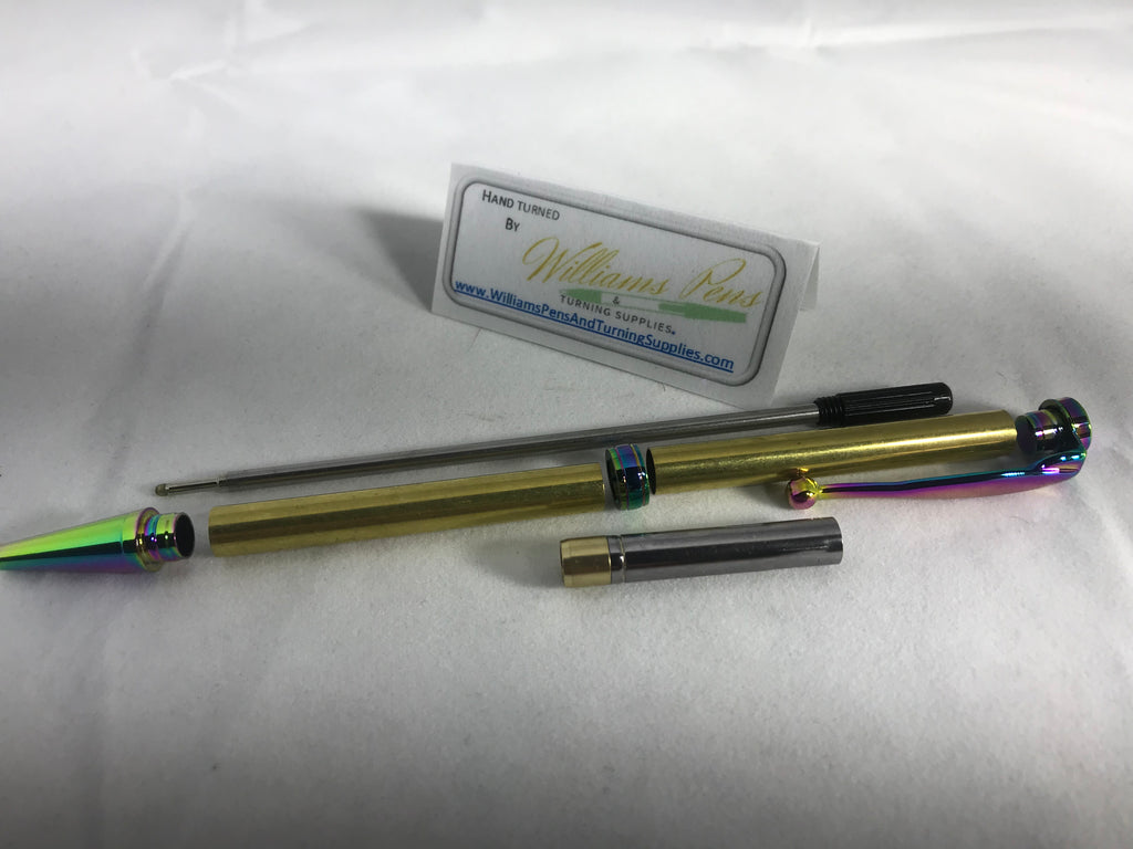 Colourful Vacuum Fancy Pen Kits - Williams Pens & Turning Supplies.