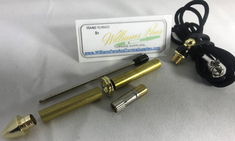 Gold Mini Necklace Pen Kits - Williams Pens & Turning Supplies.