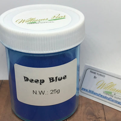 Mica Pigment 6# Deep blue - Williams Pens & Turning Supplies.