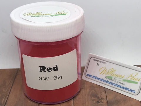 Mica Pigment 9# Red - Williams Pens & Turning Supplies.