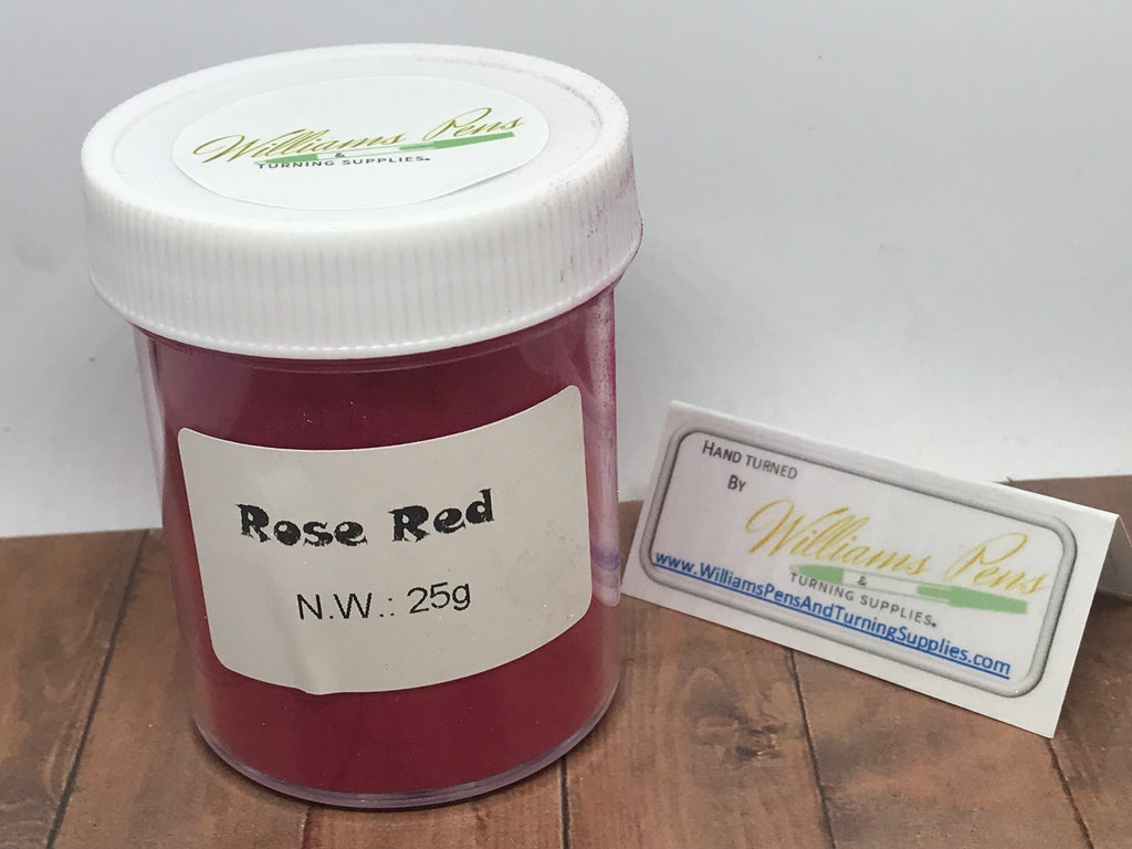 Mica Pigment 11# Rose red - Williams Pens & Turning Supplies.