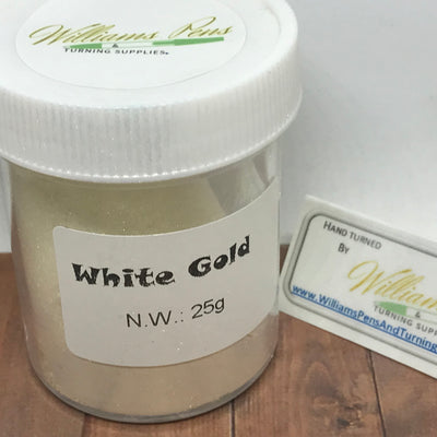 Mica Pigment 17# White gold - Williams Pens & Turning Supplies.