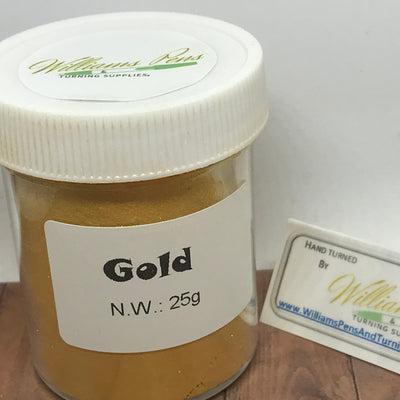 Mica Pigment 18# Gold - Williams Pens & Turning Supplies.