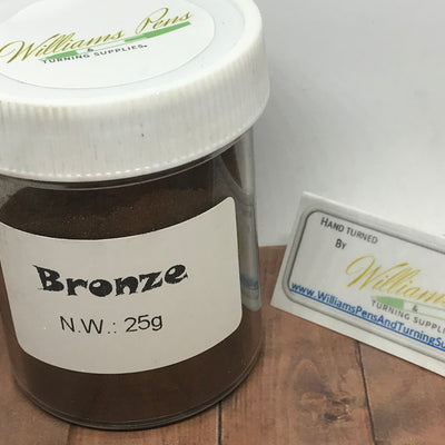Mica Pigment 22# Bronze - Williams Pens & Turning Supplies.