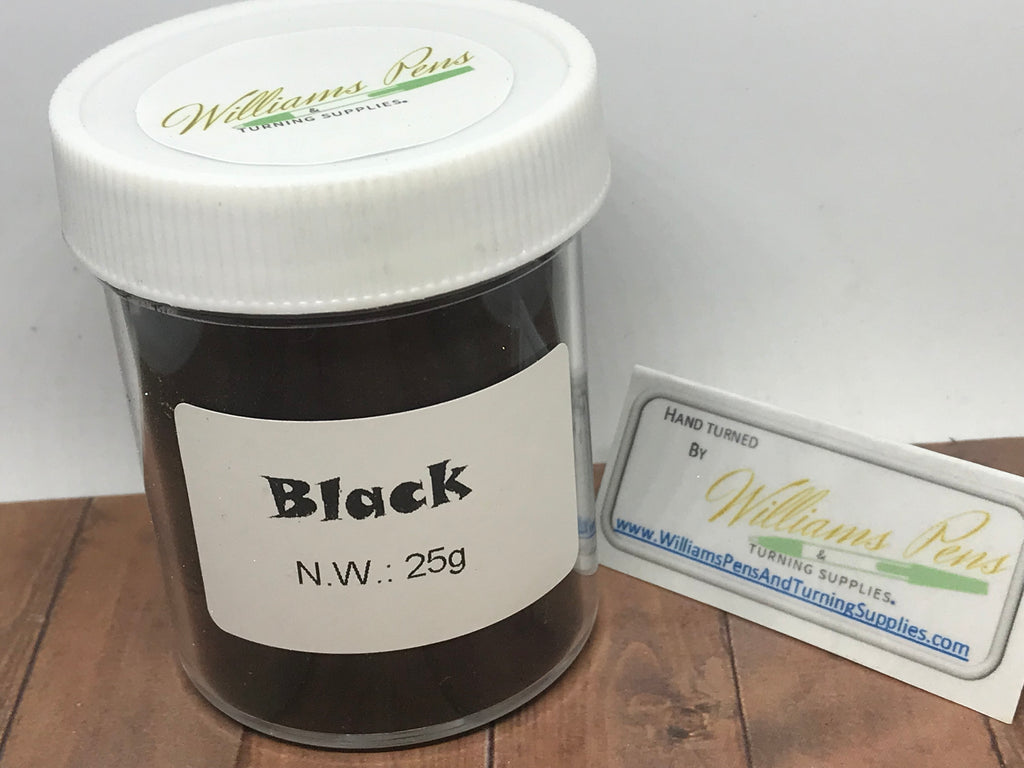 Mica Pigment 26# Black - Williams Pens & Turning Supplies.