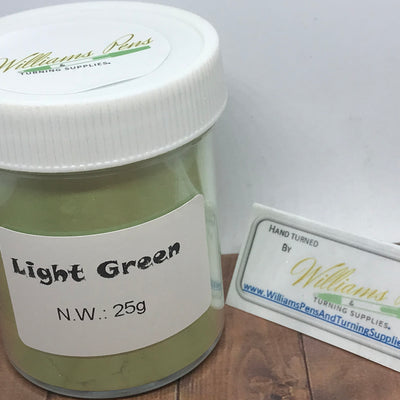 Mica Pigment 29# Light Green - Williams Pens & Turning Supplies.