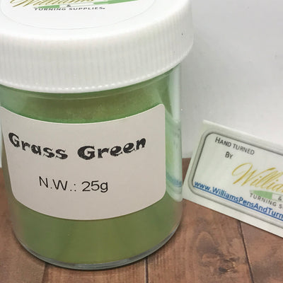 Mica Pigment 30# Grass Green - Williams Pens & Turning Supplies.