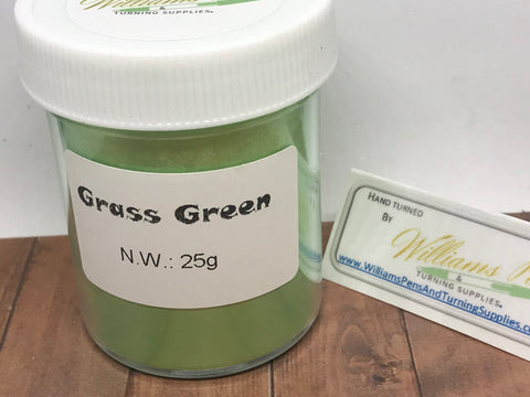Mica Pigment 30# Grass Green - Williams Pens & Turning Supplies.