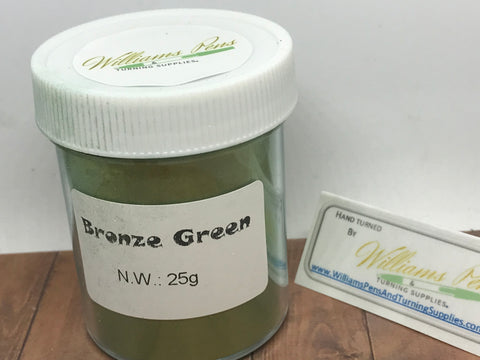 Mica Pigment 31# Bronze Green - Williams Pens & Turning Supplies.